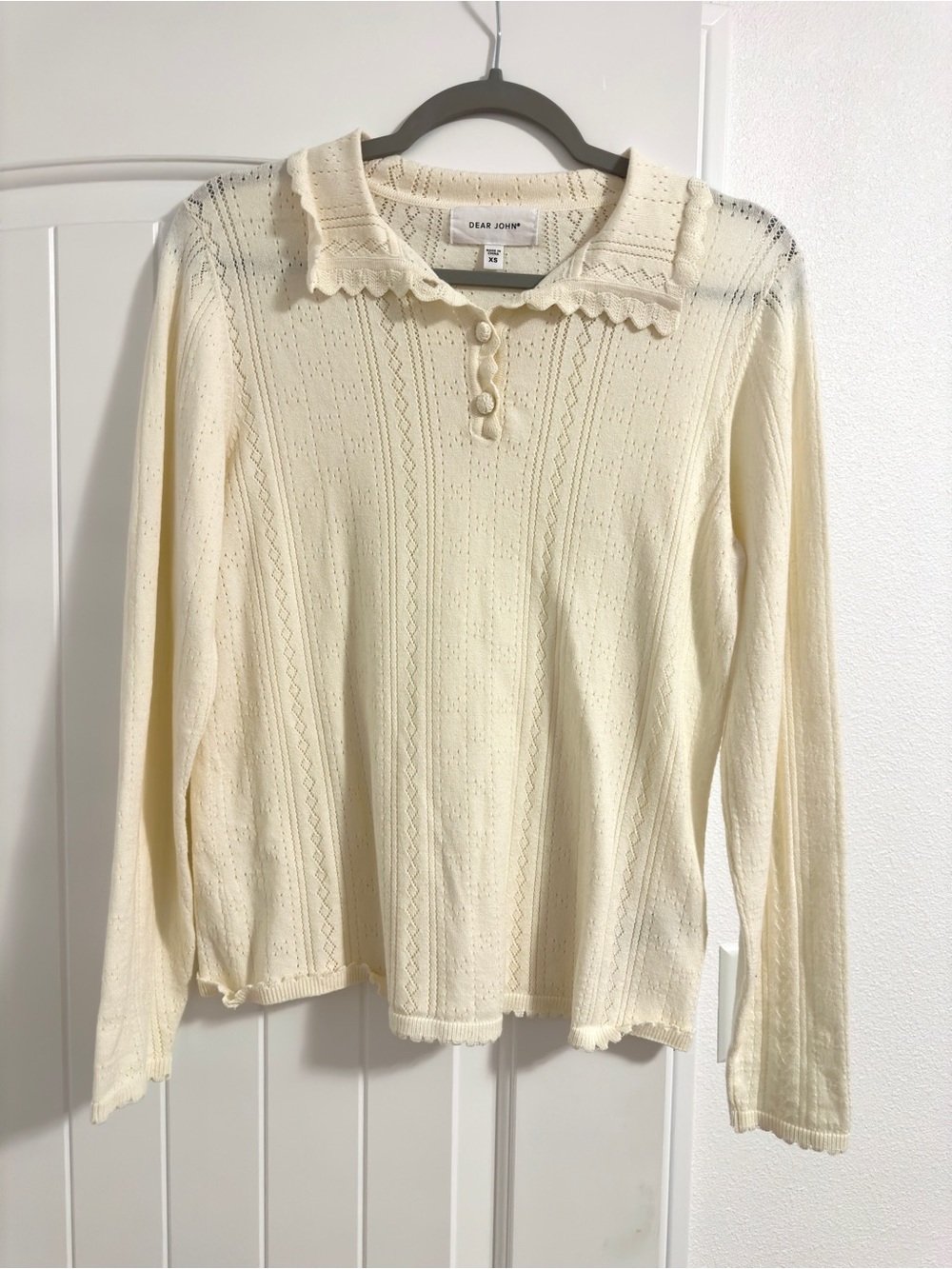 Dear John Cream Long Sleeve